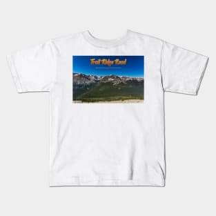 Trail Ridge Road in Rocky Mountain National Park Kids T-Shirt